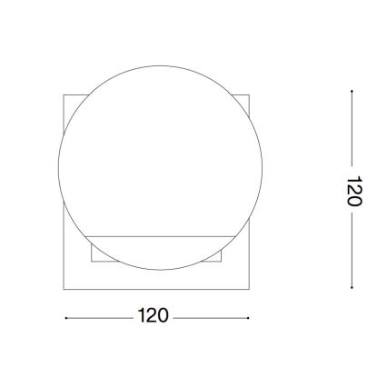 Ideal Lux - LED stalinis šviestuvas ANGOLO 1xG9/3W/230V žalvaris