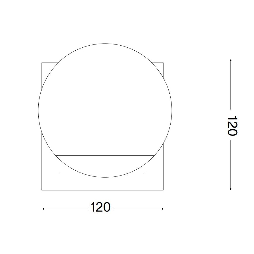 Ideal Lux - LED stalinis šviestuvas ANGOLO 1xG9/3W/230V žalvaris