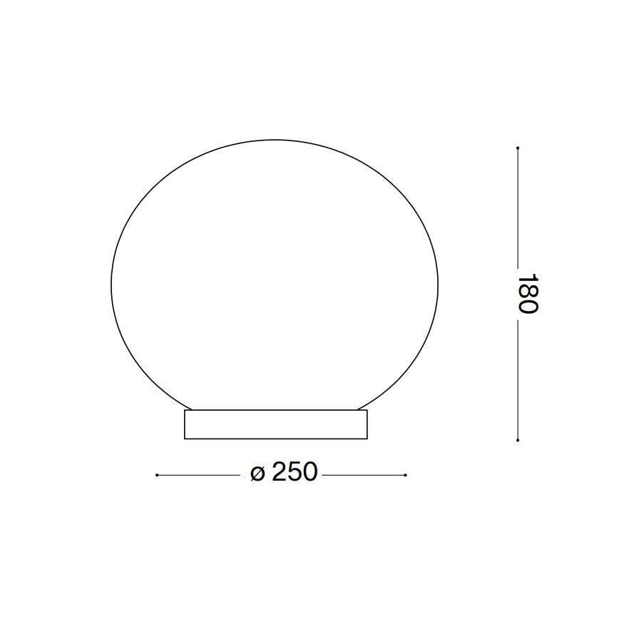 Ideal Lux - LED stalinis šviestuvas CANDY 1xG9/3W/230V diametras 25 cm balta