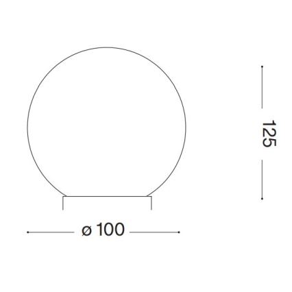 Ideal Lux - LED stalinis šviestuvas CARTA 1xG9/3W/230V diametras 10 cm balta