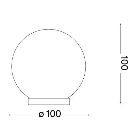 Ideal Lux - LED stalinis šviestuvas MAPA 1xG9/3W/230V diametras 10 cm balta
