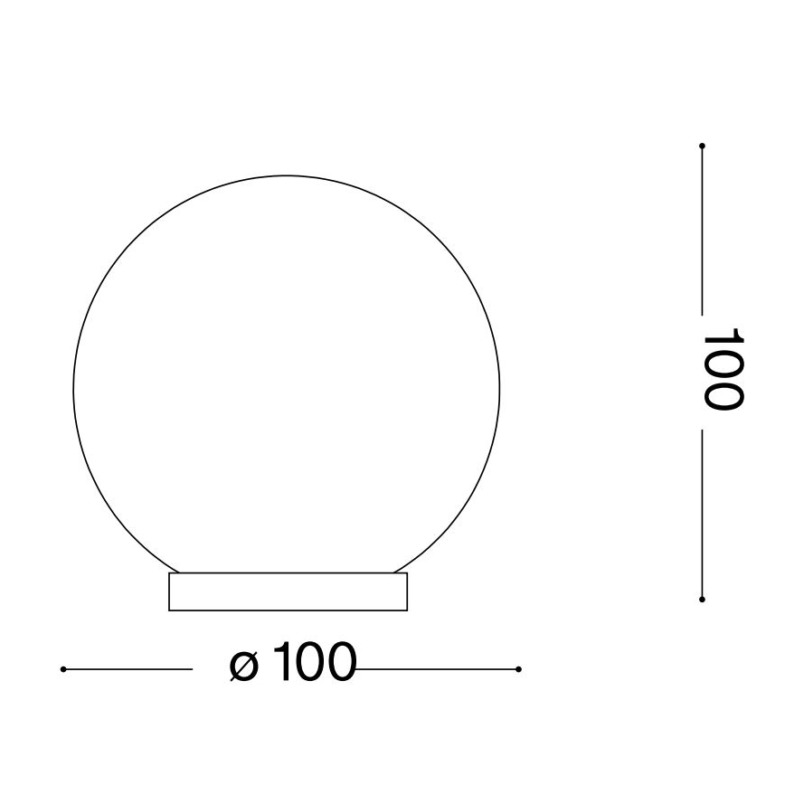 Ideal Lux - LED stalinis šviestuvas MAPA 1xG9/3W/230V diametras 10 cm balta