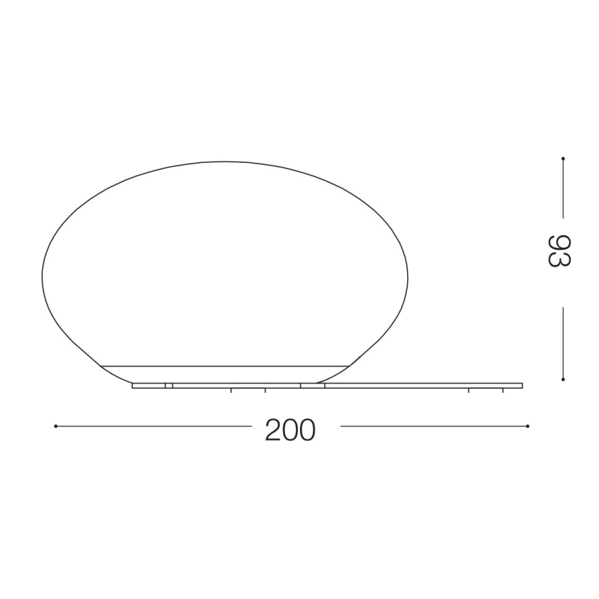 Ideal Lux - LED stalinis šviestuvas NINFEA 1xGX53/9W/230V balta