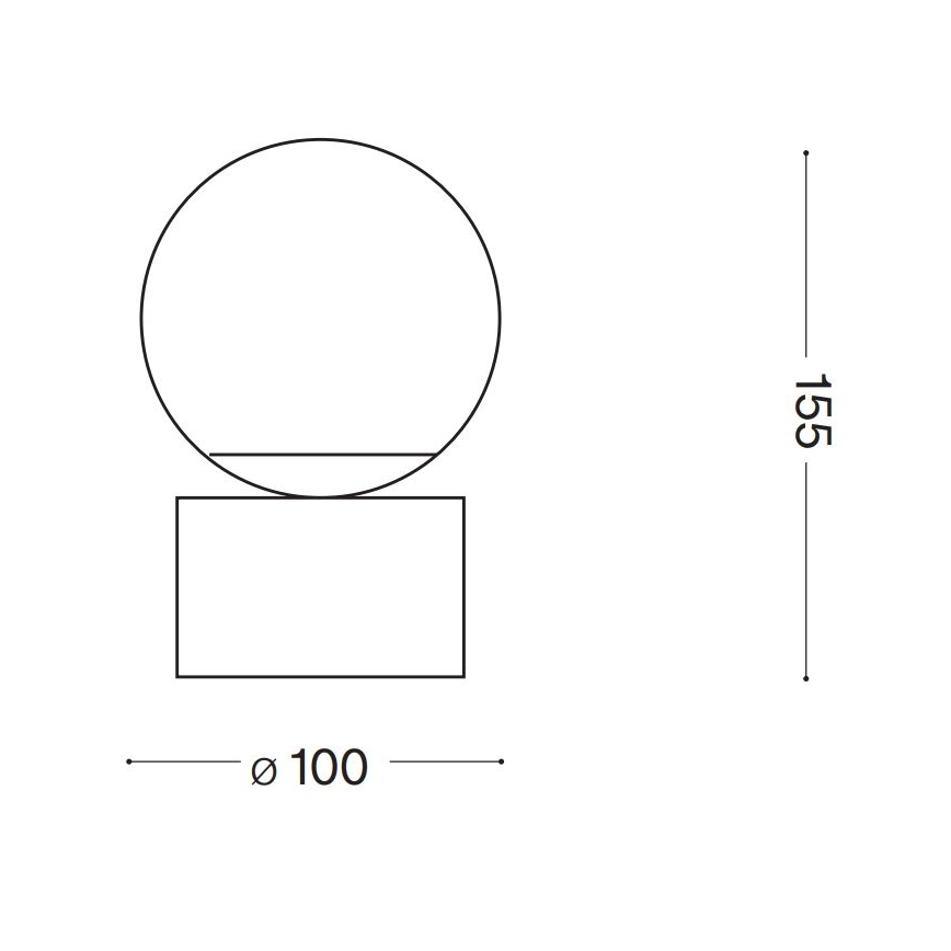 Ideal Lux - LED stalinis šviestuvas PERLAGE 1xG9/3W/230V auksas/balta