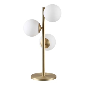 Ideal Lux - LED stalinis šviestuvas PERLAGE 3xG9/3W/230V auksinis/baltas