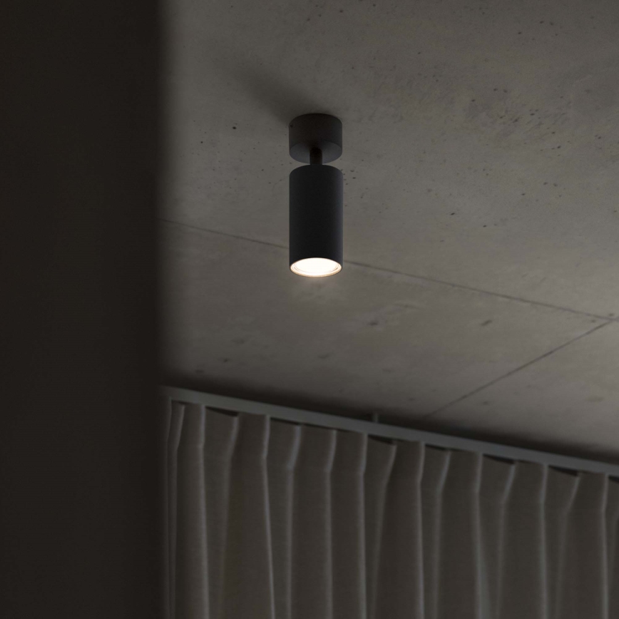 Ideal Lux - LED taškinis šviestuvas DYNAMITE 1xGU10/7W/230V CRI 90 juoda