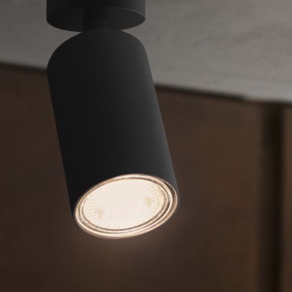 Ideal Lux - LED taškinis šviestuvas DYNAMITE 1xGU10/7W/230V CRI 90 juoda