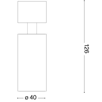 Ideal Lux - LED taškinis šviestuvas DYNAMITE 1xGU10/7W/230V CRI 90 žalvaris