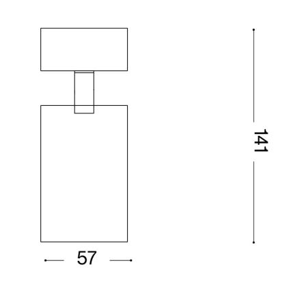 Ideal Lux - LED taškinis šviestuvas DYNAMITE 1xGU10/7W/230V CRI 90 žalvaris