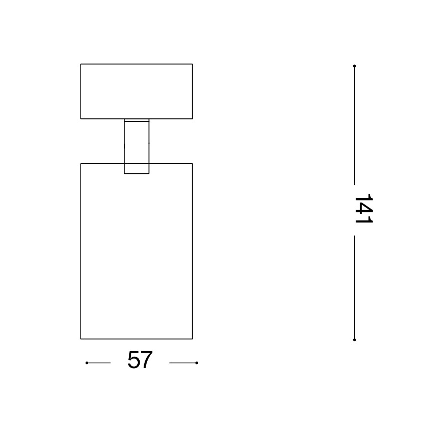 Ideal Lux - LED taškinis šviestuvas DYNAMITE 1xGU10/7W/230V CRI 90 žalvaris