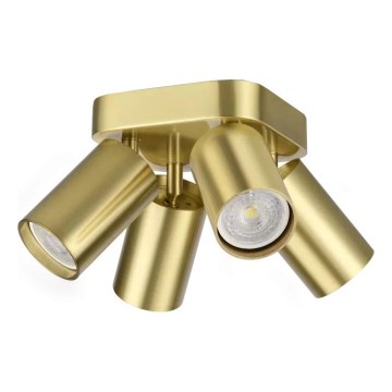 Ideal Lux - LED taškinis šviestuvas DYNAMITE 4xGU10/7W/230V CRI 90 žalvaris