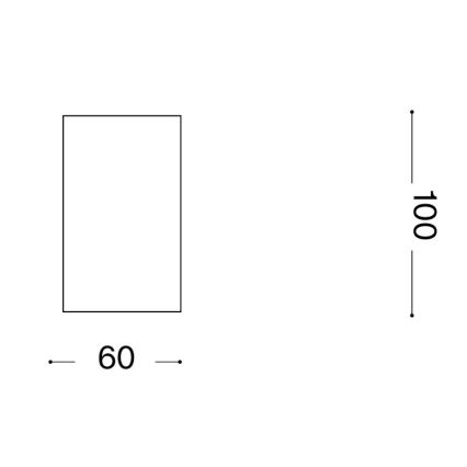 Ideal Lux - LED taškinis šviestuvas LOOK 1xGU10/7W/230V CRI 90 6x6 cm žalvaris