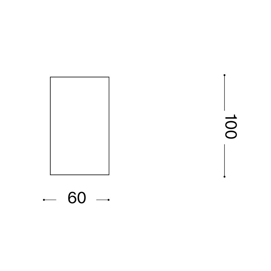 Ideal Lux - LED taškinis šviestuvas LOOK 1xGU10/7W/230V CRI 90 6x6 cm žalvaris