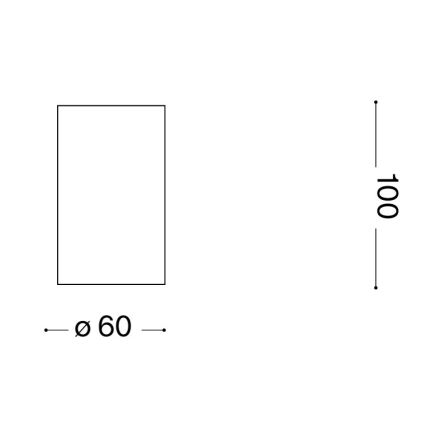 Ideal Lux - LED taškinis šviestuvas LOOK 1xGU10/7W/230V CRI 90, skersmuo 6 cm, žalvaris