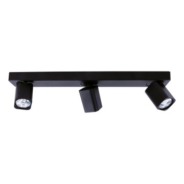 Ideal Lux - LED taškinis šviestuvas RUDY 3xGU10/7W/230V CRI 90 juoda