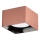 Ideal Lux - LED taškinis šviestuvas SPIKE 1xGX53/9W/230V 10x10 cm varis