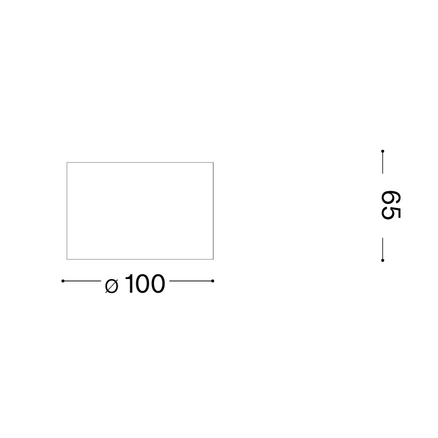 Ideal Lux - LED taškinis šviestuvas SPIKE 1xGX53/9W/230V skersmuo 10 cm blizgus chromas