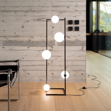 Ideal Lux - LED toršeras ANGOLO 5xG9/3W/230V juoda