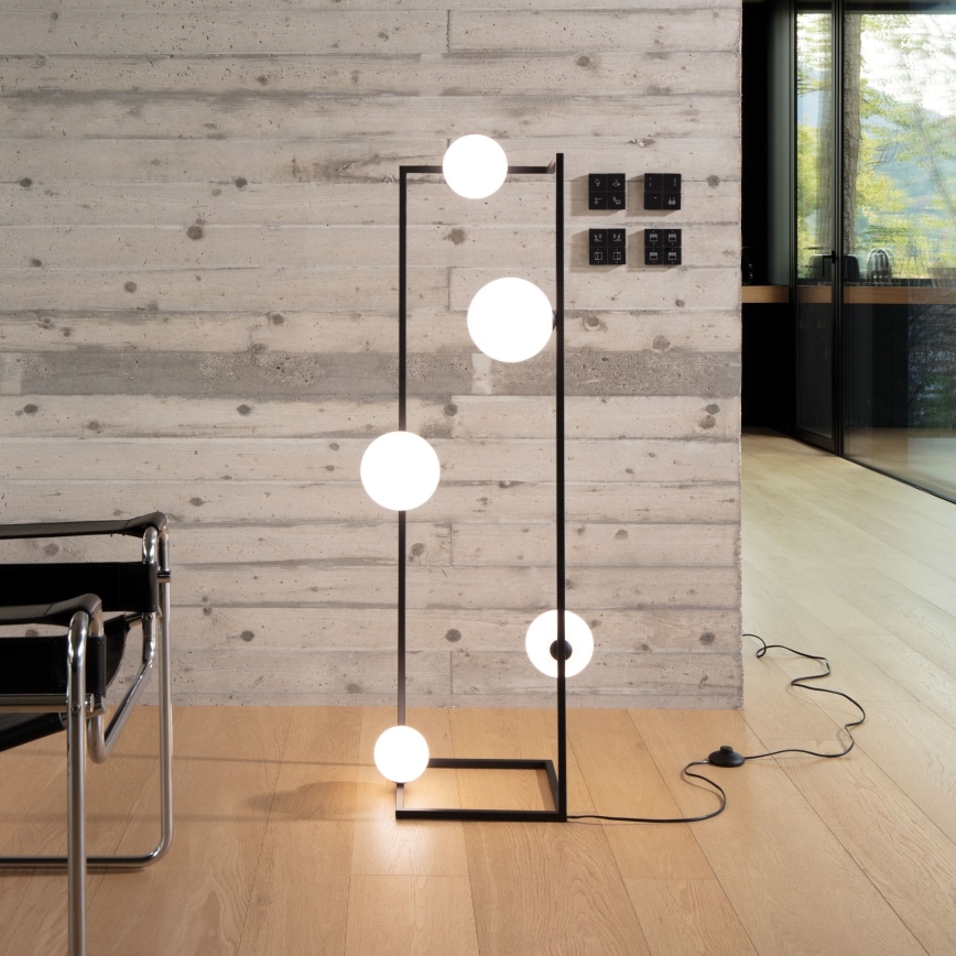 Ideal Lux - LED toršeras ANGOLO 5xG9/3W/230V juoda