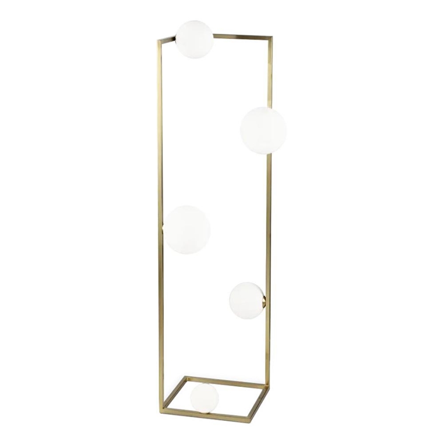 Ideal Lux - LED toršeras ANGOLO 5xG9/3W/230V žalvaris
