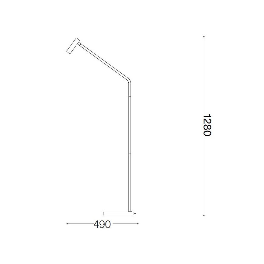 Ideal Lux - LED toršeras EASY LED/3,5W/230V CRI 90 balta