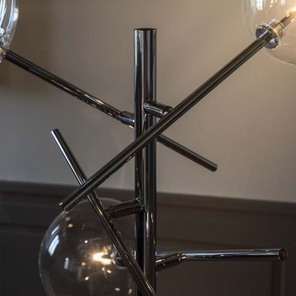 Ideal Lux - LED toršeras EQUINOXE 4xG4/2W/230V blizgus chromas/permatoma