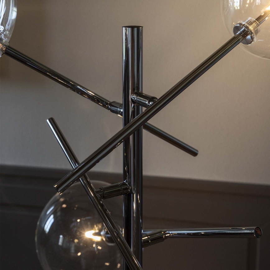 Ideal Lux - LED toršeras EQUINOXE 4xG4/2W/230V blizgus chromas/permatoma