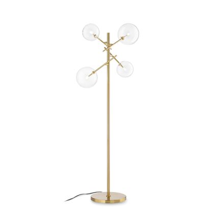 Ideal Lux - LED toršeras EQUINOXE 4xG4/2W/230V žalvaris/permatoma