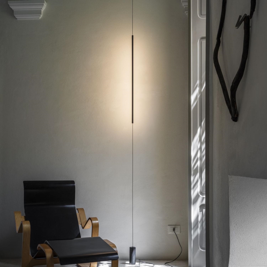 Ideal Lux - LED toršeras FILO LED/14W/230V 2700K CRI 90 juoda