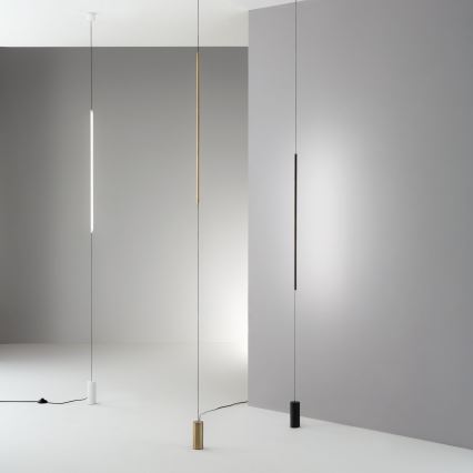 Ideal Lux - LED toršeras FILO LED/14W/230V 2700K CRI 90 žalvaris