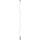 Ideal Lux - LED toršeras FILO LED/14W/230V 3000K CRI 90 balta