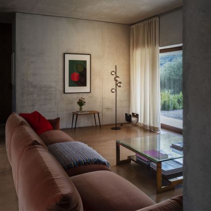 Ideal Lux - LED toršeras PERLAGE 4xG9/3W/230V juoda/dūminis