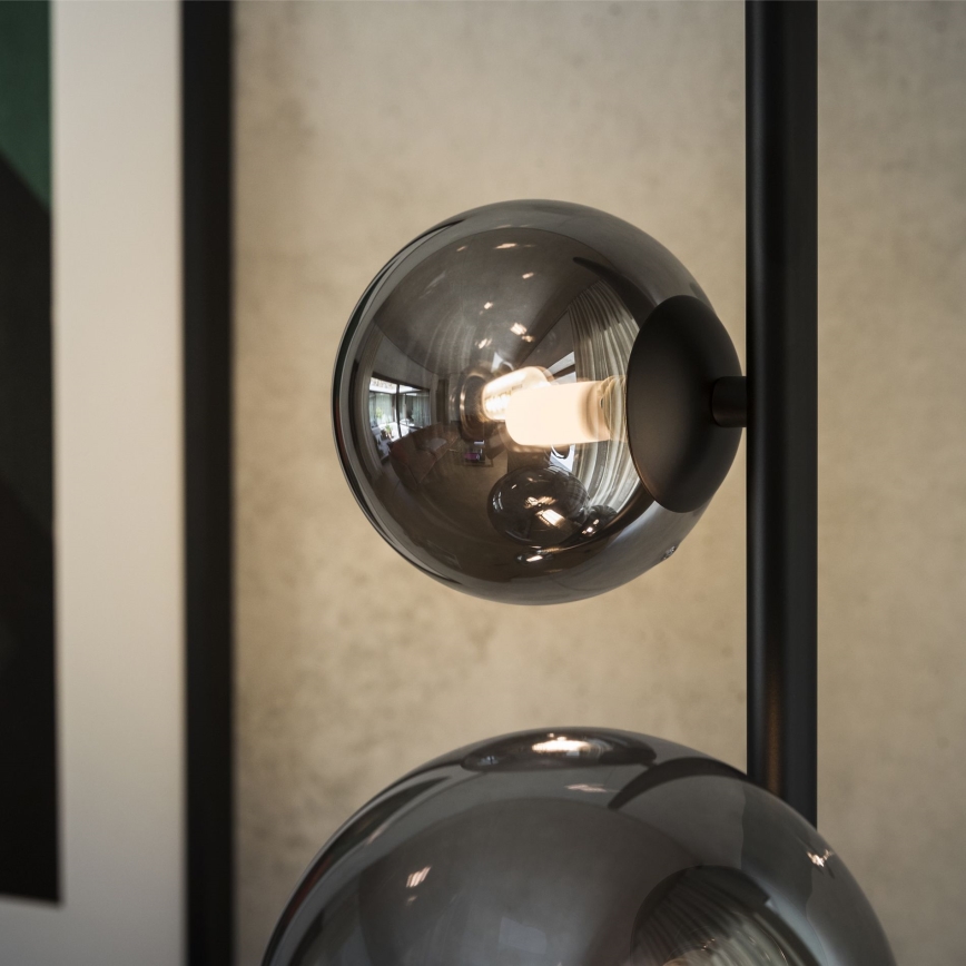 Ideal Lux - LED toršeras PERLAGE 4xG9/3W/230V juoda/dūminis