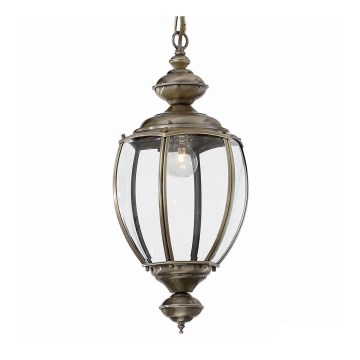 Ideal Lux - Liustra su grandine NORMA 1xE27/60W/230V skersmuo 25 cm bronzinė