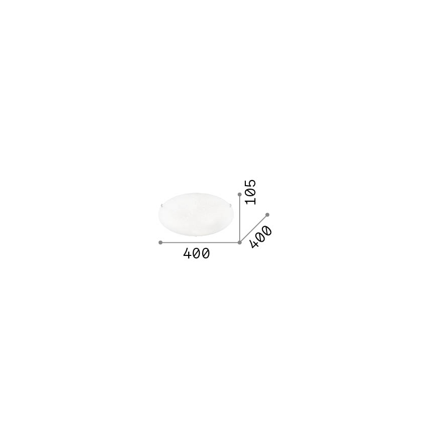 Ideal Lux - Lubinis šviestuvas 3xE27/60W/230V
