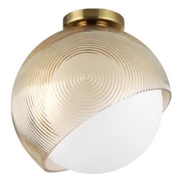 Ideal Lux - Lubinis šviestuvas BLOOM 1xE27/42W/230V skersmuo 30 cm auksinė/dūminė smėlio spalva