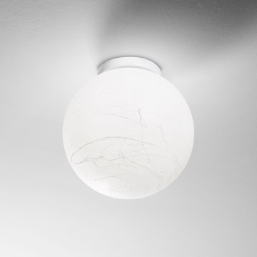 Ideal Lux - Lubinis šviestuvas CARTA 1xE27/25W/230V diametras 30 cm balta