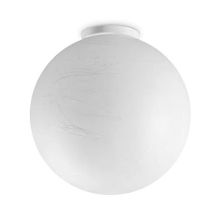 Ideal Lux - Lubinis šviestuvas CARTA 1xE27/25W/230V diametras 30 cm balta