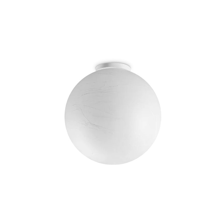 Ideal Lux - Lubinis šviestuvas CARTA 1xE27/25W/230V diametras 40 cm balta