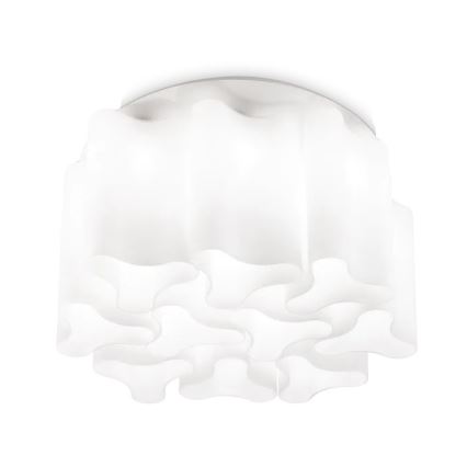 Ideal Lux - Lubinis šviestuvas COMPO 10xE27/52W/230V Ø 73,5 cm baltas