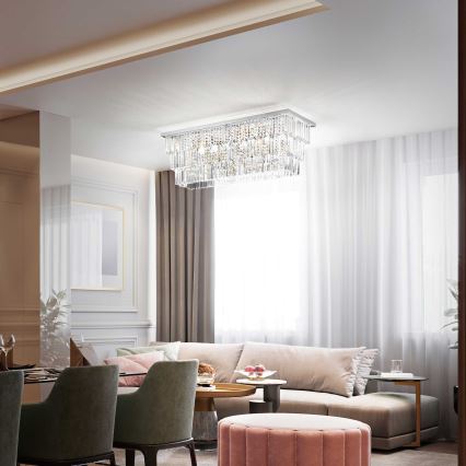 Ideal Lux - Lubinis šviestuvas MARTINEZ 8xE14/40W/230V