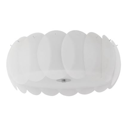 Ideal Lux - Lubinis šviestuvas OVALINO 8xE27/60W/230V, skersmuo 53,5 cm, balta