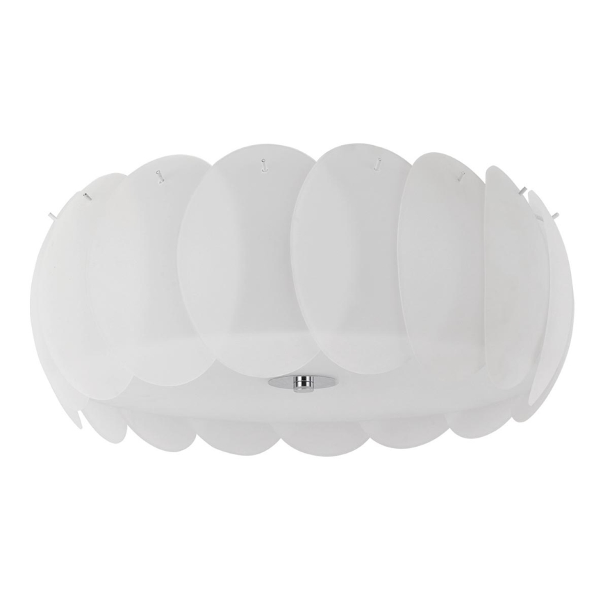 Ideal Lux - Lubinis šviestuvas OVALINO 8xE27/60W/230V, skersmuo 53,5 cm, balta