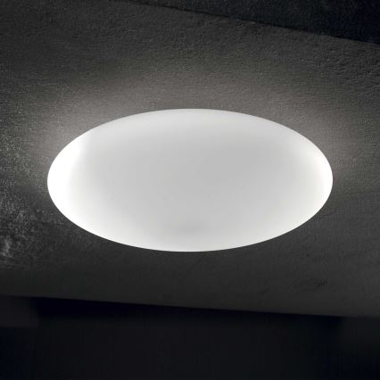 Ideal Lux - Lubinis šviestuvas SMARTIES 1xE27/42W/230V Ø 33 cm, baltas