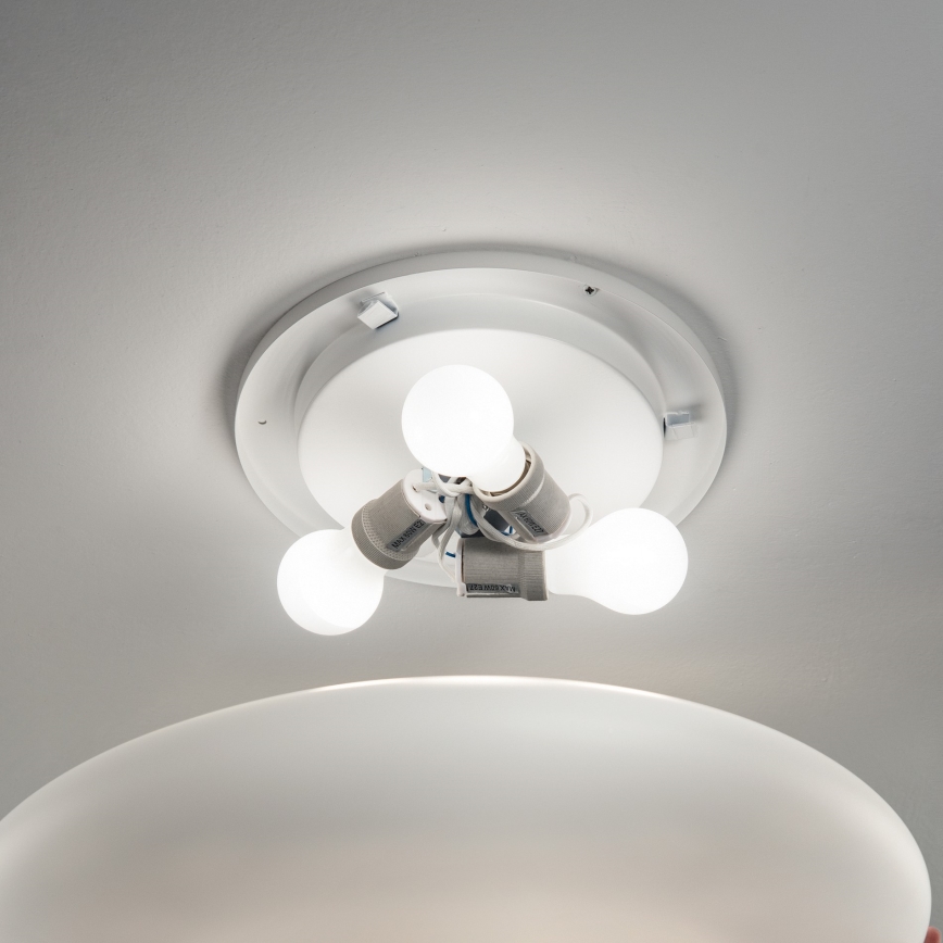 Ideal Lux - Lubinis šviestuvas SMARTIES 3xE27/42W/230V skersmuo 50 cm balta