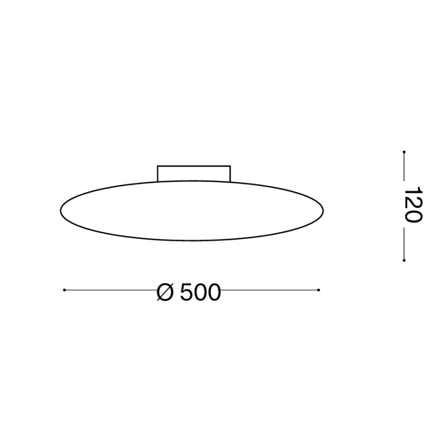 Ideal Lux - Lubinis šviestuvas SMARTIES 3xE27/42W/230V skersmuo 50 cm balta