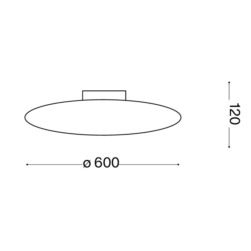Ideal Lux - lubinis šviestuvas SMARTIES, 3xE27/42W/230V, Ø 60 cm, baltas