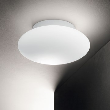 Ideal Lux - Lubinis vonios šviestuvas BUBBLE 1xE27/60W/230V diametras 33,5 cm IP44 balta