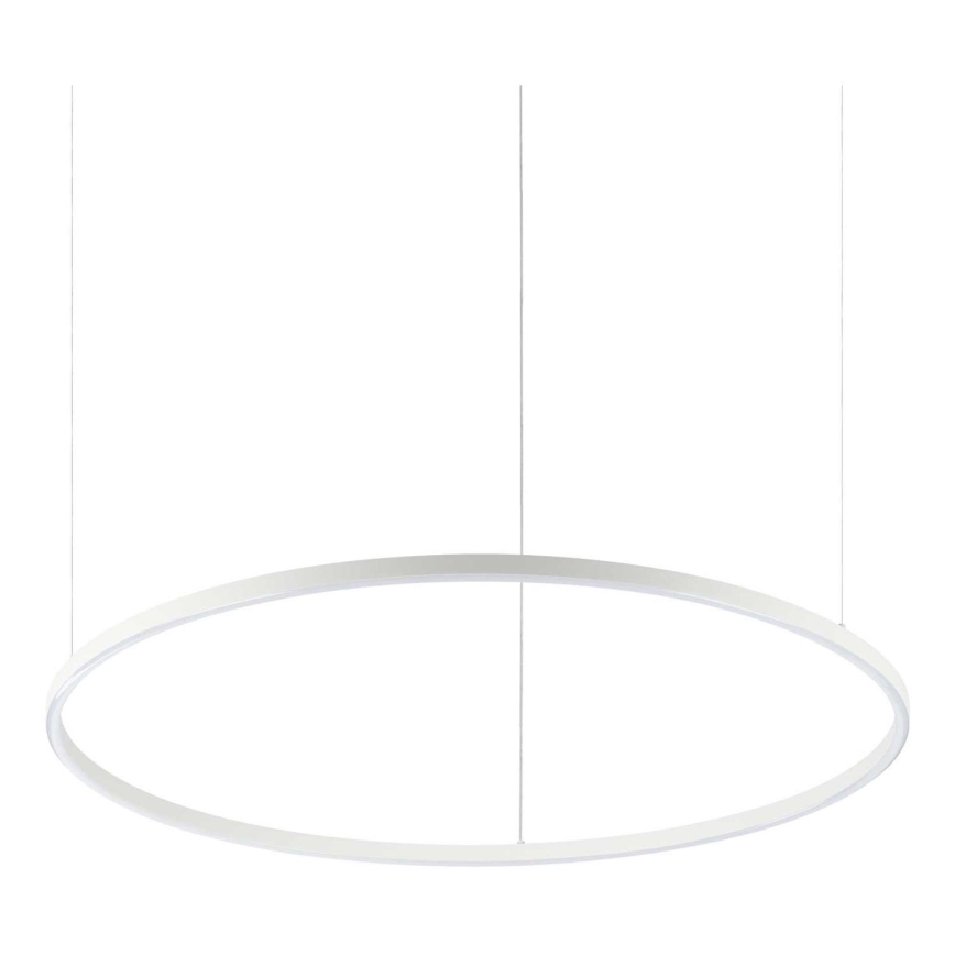 Ideal Lux - pakabinamas LED šviestuvas ant kabelio ORACLE SLIM LED/53W/230V 4000K CRI 90, skersmuo 90 cm, balta