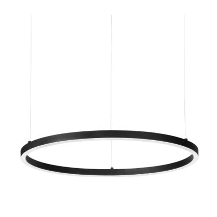 Ideal Lux - LED liustra ant laido ORACLE SLIM LED/29W/230V 3000K CRI 90 Ø 50 cm juoda
